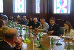 9 May 2013 The National Assembly Speaker in meeting with the delegation of the Union Bank of Switzerland 